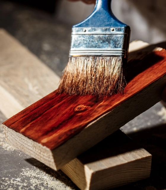 Deck coating application