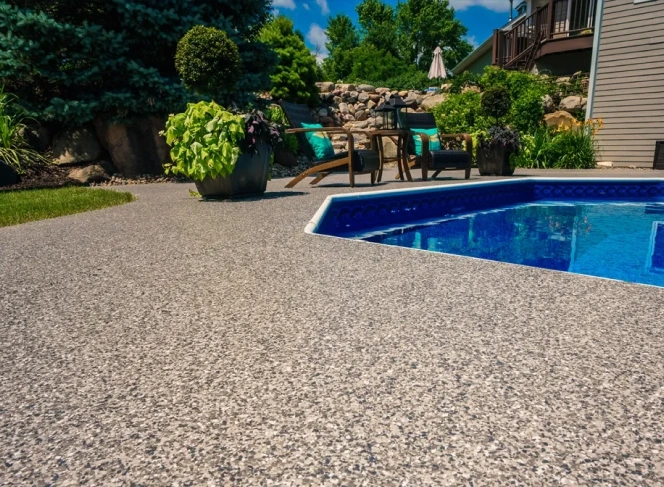 Pool deck coating Malibu